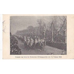 Kongens Lig fres fra Slotskirken til Banegrden.