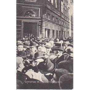 Christian IX i Folkemngden. St.3109 Ubrugt