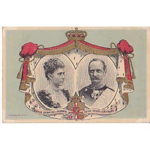 Kong Frederik og Dronning Louise. St u/no.