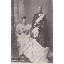 Kong Frederik og Dronning Louise. u/no