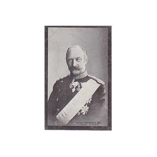 Frederik VIII - Srgekort - u/no ubrugt