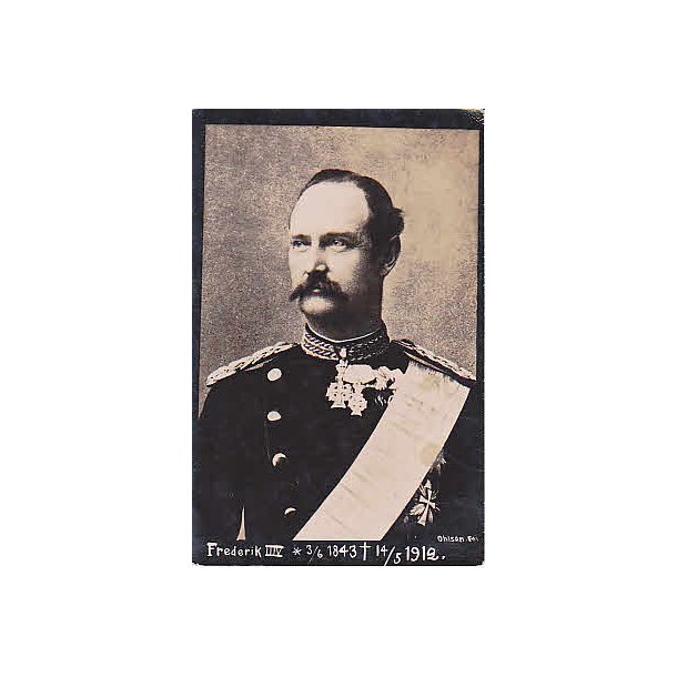 Frederik VIII - Srgekort - Fotokort.