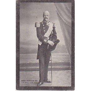 Frederik VIII - Sørgekort -u/no