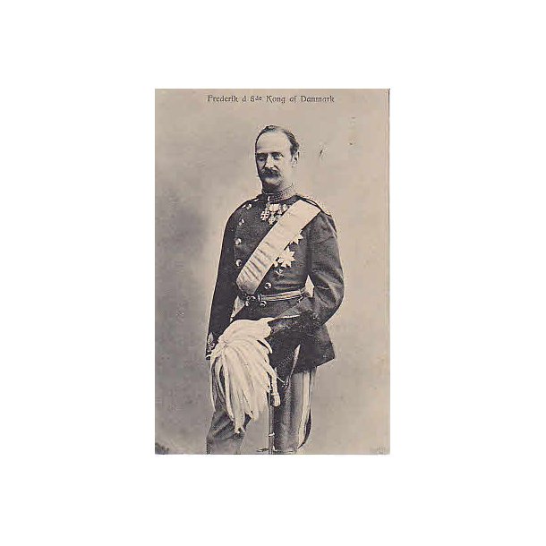 Frederik VIII - Srgekort -Fra Tyskland