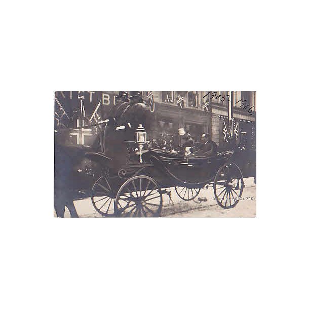 Kong Hkon VII og Dronning Maud. M.