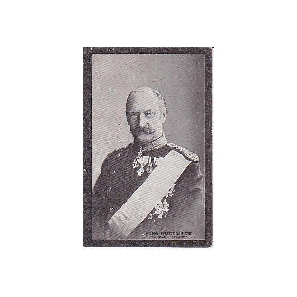 Frederik VIII - Srgekort - u/no Brugt