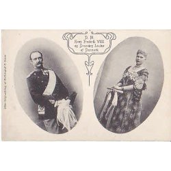 Kong Frederik og Dronning Louise .B.M.524