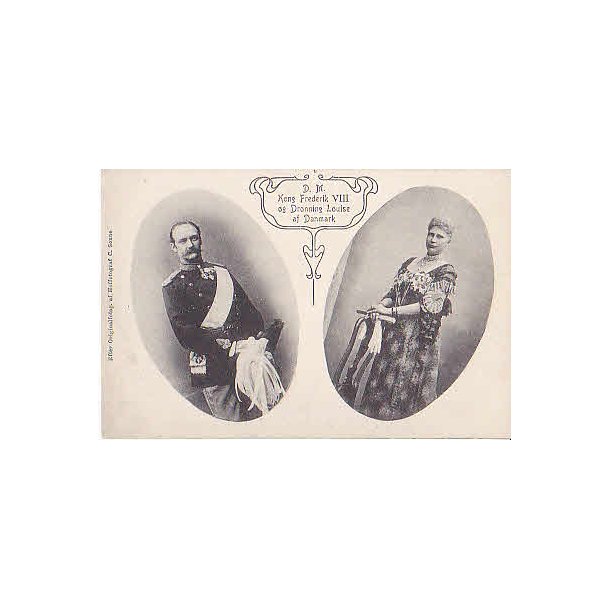 Kong Frederik og Dronning Louise .B.M.524