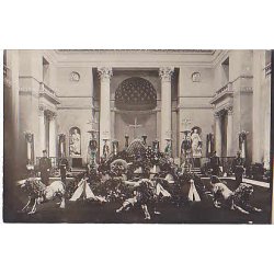 Frederik VIII. p Castrum Doloris. Fotokort.