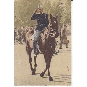 Kong Christian X til Hest. St. u/no