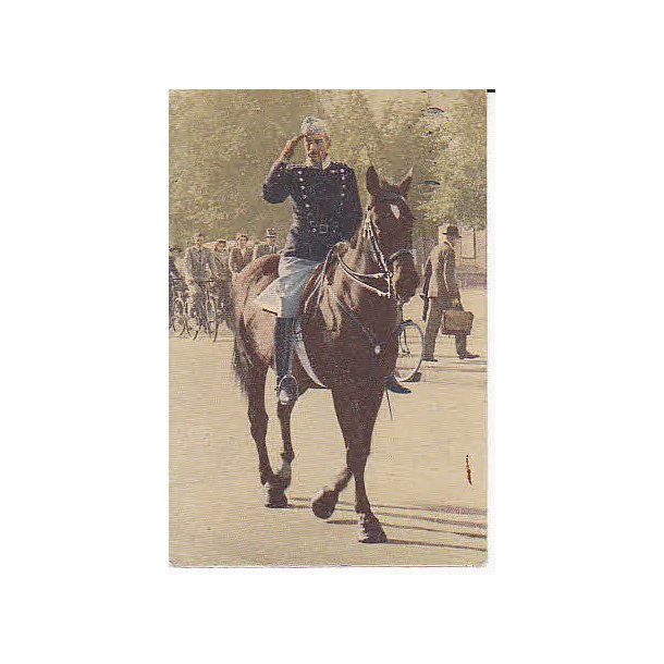 Kong Christian X til Hest. St. u/no