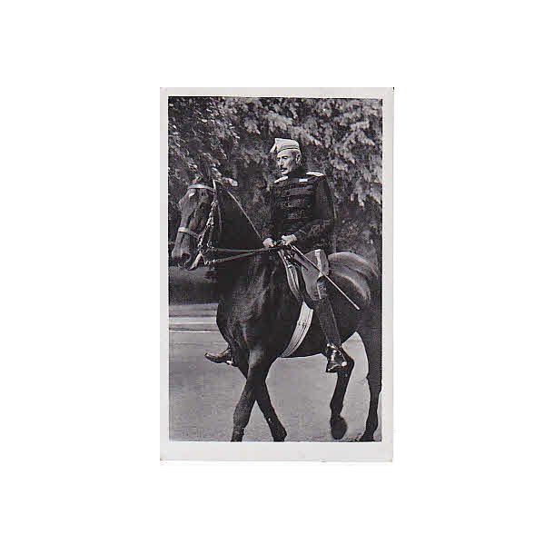 Kong Christian X til Hest. u/no