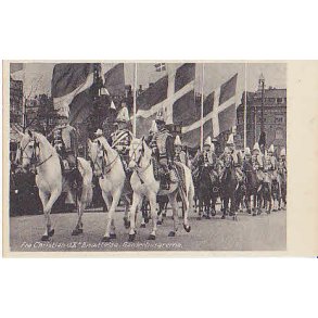 Fra Christian dXs Bisættelse - Garderhusarene.