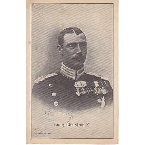 Kong Christian X . Geerts u/no