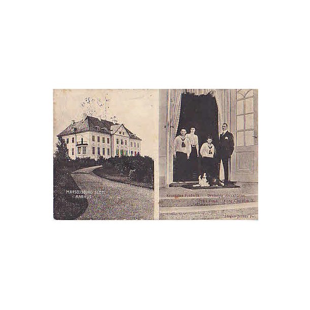 Kongefamilien p Marselisborg - rhus J.J.5547