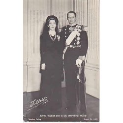 Kong Frederik og Dronning Ingrid. St.6385