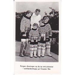 Kongefamilien i Grnlnderdragter - Grsten