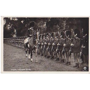 Kongen inspicerer Garden. - A.V.475