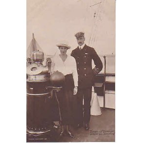 Kongen og Droningen på Dannebrog. St.1830