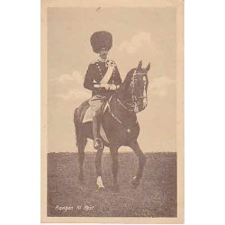 Kong Christian X til hest. H.D.