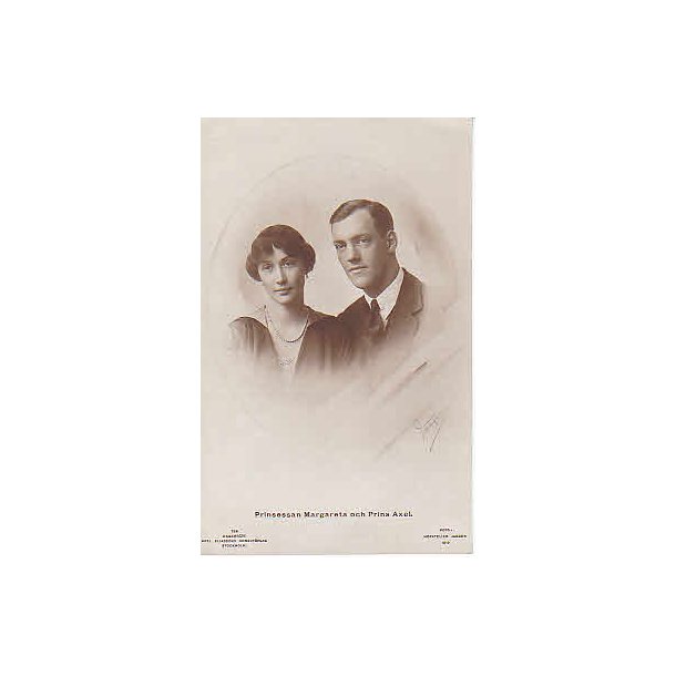Prinsessan Margareta og prins Axel. A.E. 789