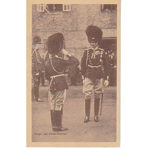 Kongen på Garderkasernen. H.D. u/no