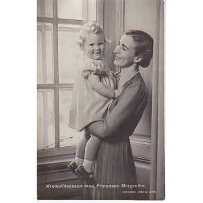 Kronprinsesse Ingrid og Margrethe. St 4196