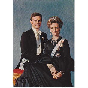 Dronning Margrethe II og Prins Henrik