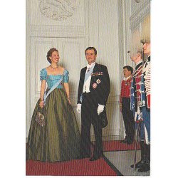 Dronning Margrethe II og Prins Henrik. St. 780