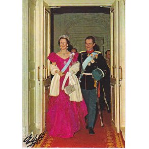 Dronning Margrethe II og Prins Henrik. A.u/no