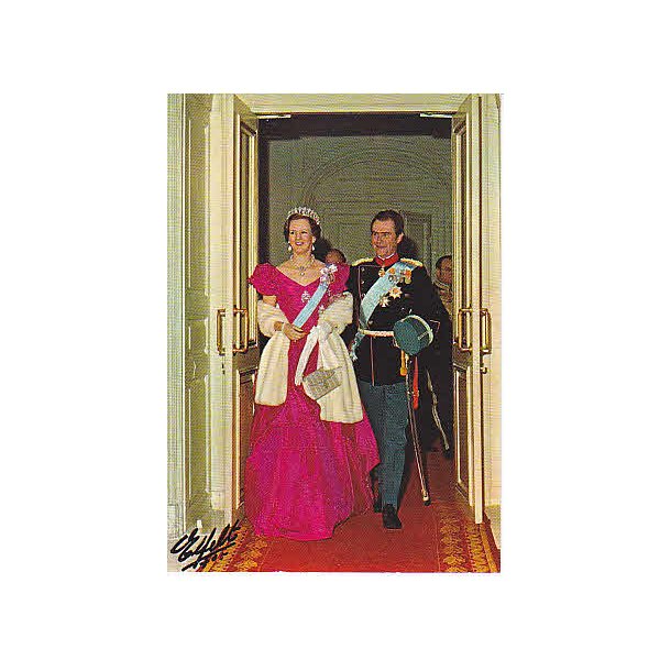 Dronning Margrethe II og Prins Henrik. A.u/no