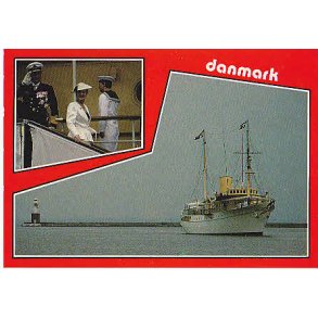 Dronning Margrethe II og Prins Henrik p Dannebrog