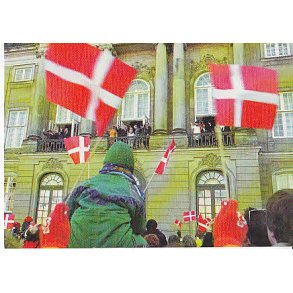 Den Kongelige Familie på Amalienborg. Post.