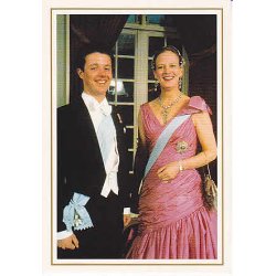 Kronprins Frederik og Dronning Margrethe. A.u/no