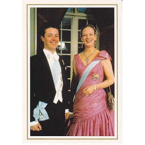 Kronprins Frederik og Dronning Margrethe. A.u/no