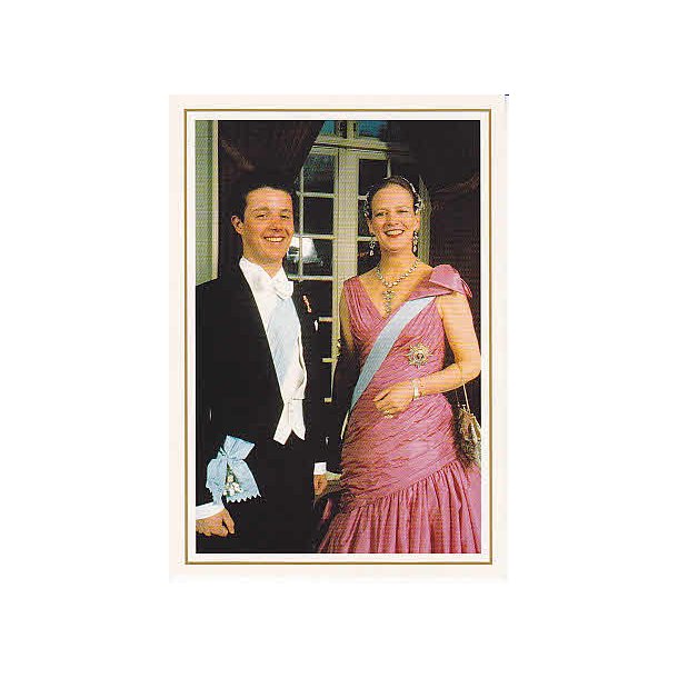 Kronprins Frederik og Dronning Margrethe. A.u/no