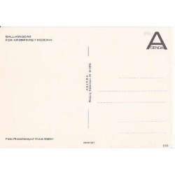 Kronprins Frederik. 18 r. Gallamiddag. Agenda 233