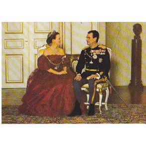 Dronning Margrethe II og Prins Henrik. St.842