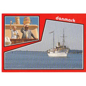 Dronning Margrethe II og Prins Henrik p Dannebrog