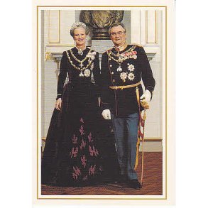 Dronning Margrethe II og Prins Henrik. A.u/no