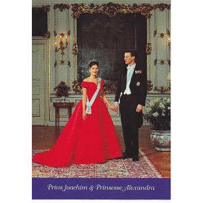 Prins Joachim og prinsesse Alexandra. My-Card