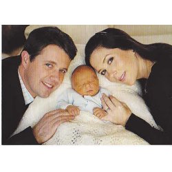 Kronprinseparet med Prins Kristian