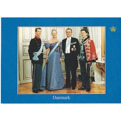 Kongefamilien p&aring; Amalienborg. T.u/no