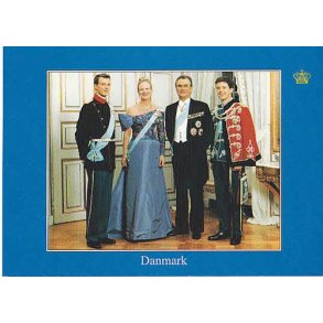 Kongefamilien på Amalienborg. T.u/no