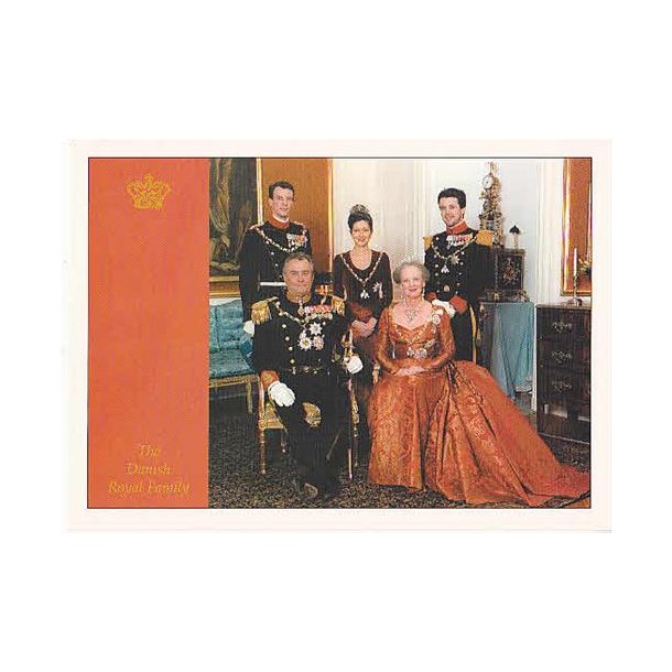 Kongefamilien p&aring; Amalienborg. T.u/no