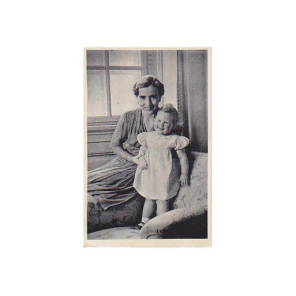 Kronprinsesse Ingrid og Margrethe u/no