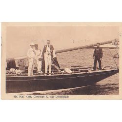 Kongen om bord p&aring; "Rita". A.V. 673