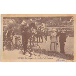 Kongen, Dronningen & Prins Knud til Man&oslash;vre.