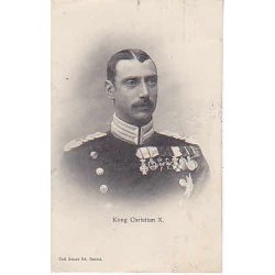 Kong Christian X . Geerts u/no