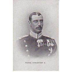 Kong Christian X . Geerts u/no